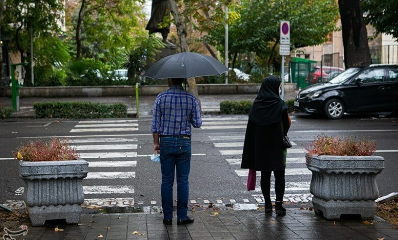 آغاز بارندگی در تهران از یکشنبه