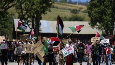 ادامه همبستگی دانشجویان دانشگاه آمریکایی «ییل» با مردم غزه+ عکس