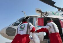اعزام بالگرد هلال احمر زنجان به آذربایجان شرقی