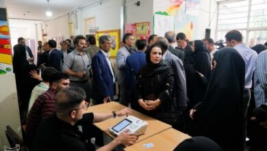 انتخابات لنجان بدون هیچ مشکل و اخلالی در حال برگزاری است