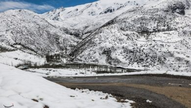 بارش برف در چهل و هفتمین روز بهار کوهرنگ