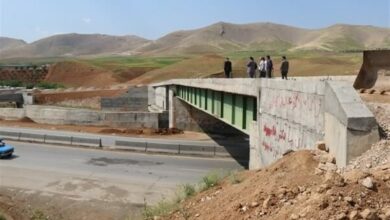 بارندگی‌ علت تعویق بهره‌برداری تقاطع غیرهمسطح دانشگاه لرستان