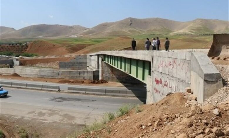 بارندگی‌ علت تعویق بهره‌برداری تقاطع غیرهمسطح دانشگاه لرستان