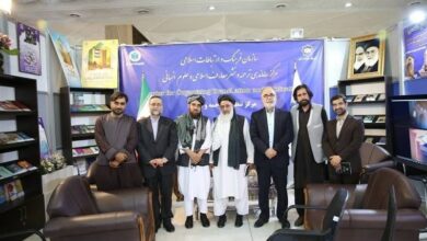 بازدید هیئت طالبان از موسسه طبع و نشر قرآن و نمایشگاه کتاب