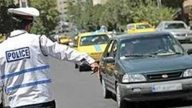 برخورد پلیس با خودروهای حادثه‌ساز در کردستان