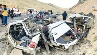 تصادف خونین در محور" سقز ـ بوکان‌" با 4 کشته و زخمی