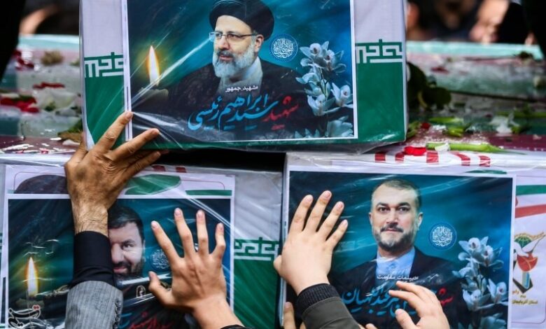 _خاکسپاری_ _شهیدان_ _امیر_ _عبداللهیان_ _و_ _سردار_ _موسوی_ _در_ _شهرری_