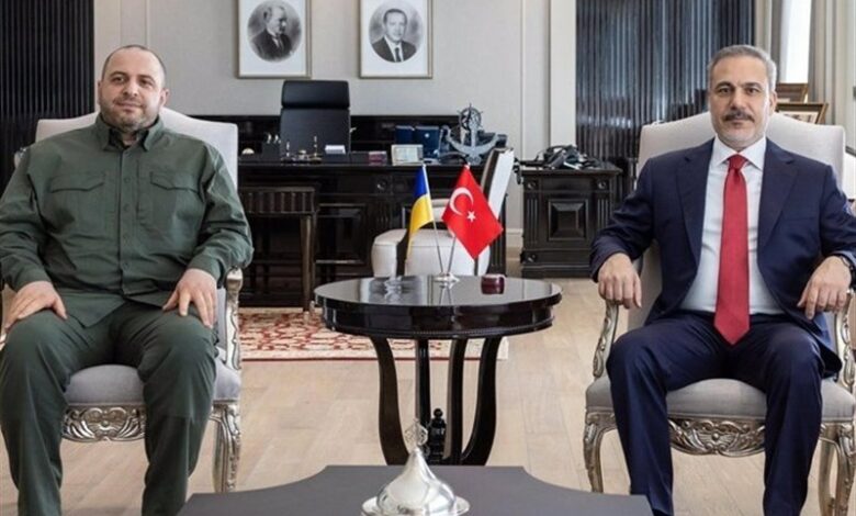 دیدار وزیر دفاع اوکراین با وزرای دفاع و خارجه ترکیه