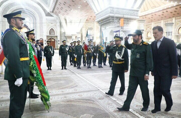 سردار حسن‌زاده با آرمان های امام خمینی(ره) تجدید میثاق کرد