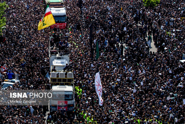 سید محرومان در سیلی از عشق و قدردانی ملت وفادار ایران بدرقه شد