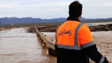 سیل جاده فریمان ـ مشهد را بست