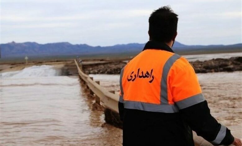 سیل جاده فریمان ـ مشهد را بست