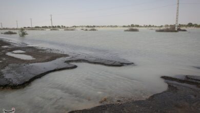 سیل وحشتناک در شبستر آذربایجان شرقی‌ + فیلم