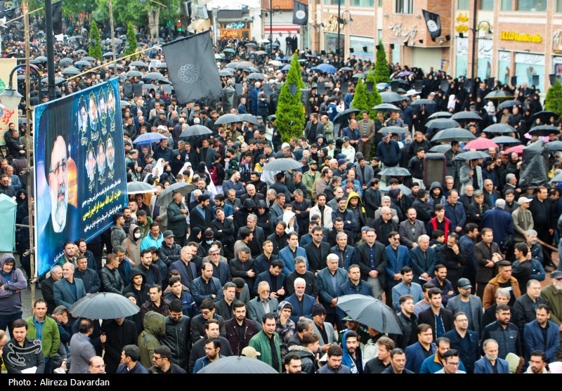 عزاداری با شکوه اردبیلی‌ها در سوگ شهدای خدمت