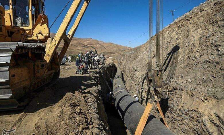 مشکل آب روستای "ریکا"ی مهران مرتفع شد