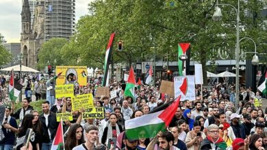 هجوم پلیس آلمان به تظاهرات دانشجویان حامی فلسطین در برلین+ فیلم