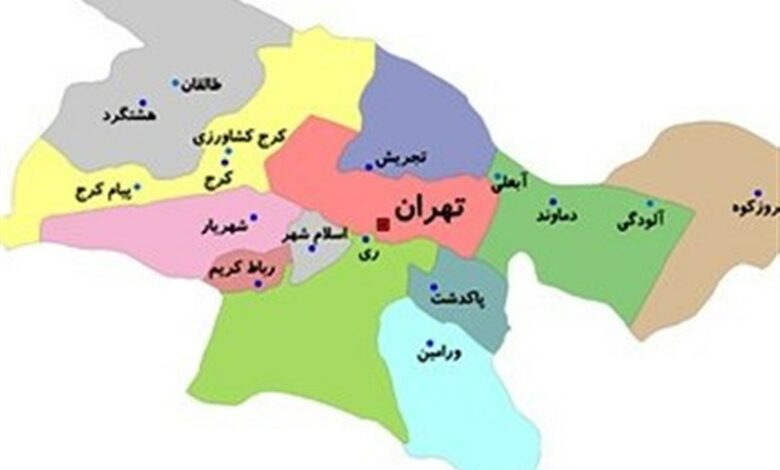 ورامین مرکز استان تهران شرقی می‌شود