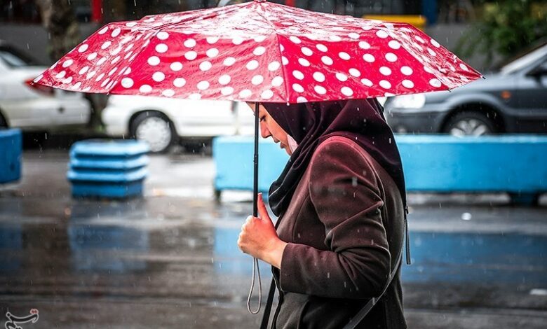 پیش‌بینی رگبار باران و وزش باد شدید در همدان