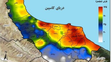 بارش بی‌سابقه باران در گیلان تابستانی