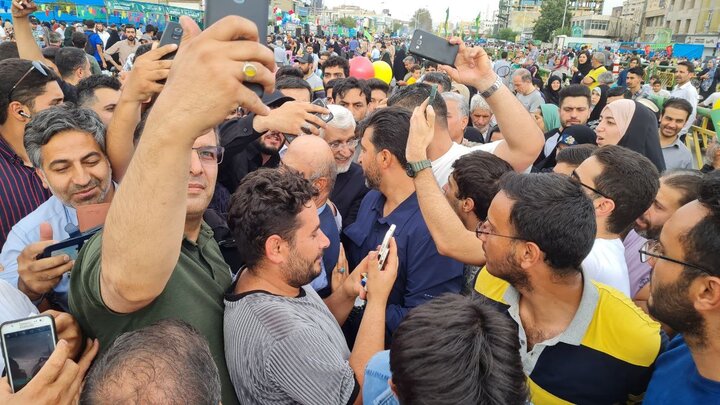 حضور جلیلی در جشن غدیر مردم تهران