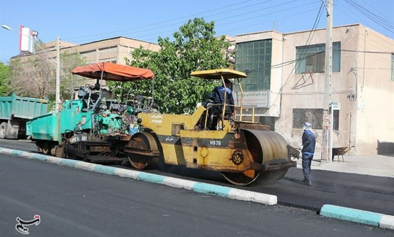 رکوردشکنی در پخش آسفالت شهر یزد