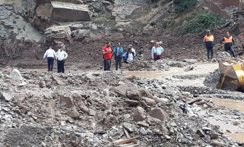 سیل در 6 روستای بخش کجور نوشهر + فیلم