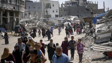 آوارگی ۱۸۰ هزار فلسطینی در خان یونس طی ۴ روز