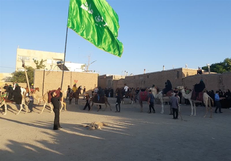 استقبال از کاروان محرم در شهرستان گناباد + تصاویر