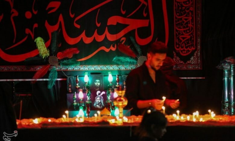 برگزاری مراسم شام غریبان حسینی در قم+ فیلم