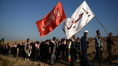 تأمین امنیت زائران اربعین حسینی به وسیله پهپاد و بالگرد های ارتش