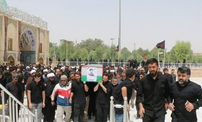 تشییع و خاکسپاری دانشجوی جهادگر در قم
