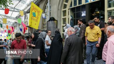 حاشیه‌نگاری خبرنگار ایسنا از حسینیه ارشاد تهران