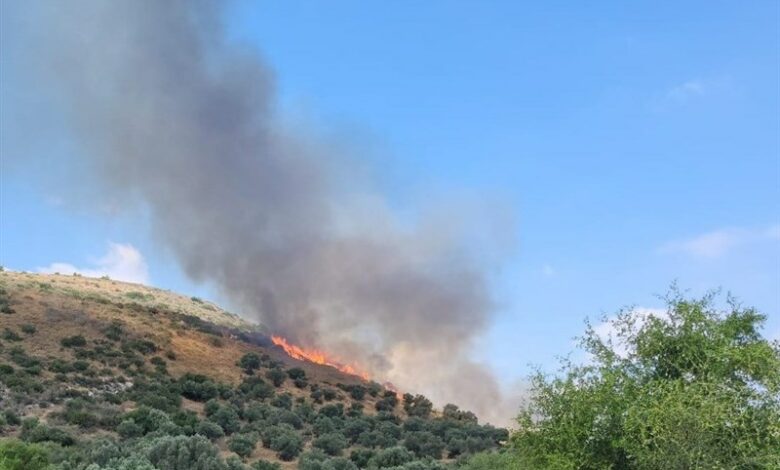 رسانه عبری: حزب الله شمال فلسطین اشغالی را به آتش کشید