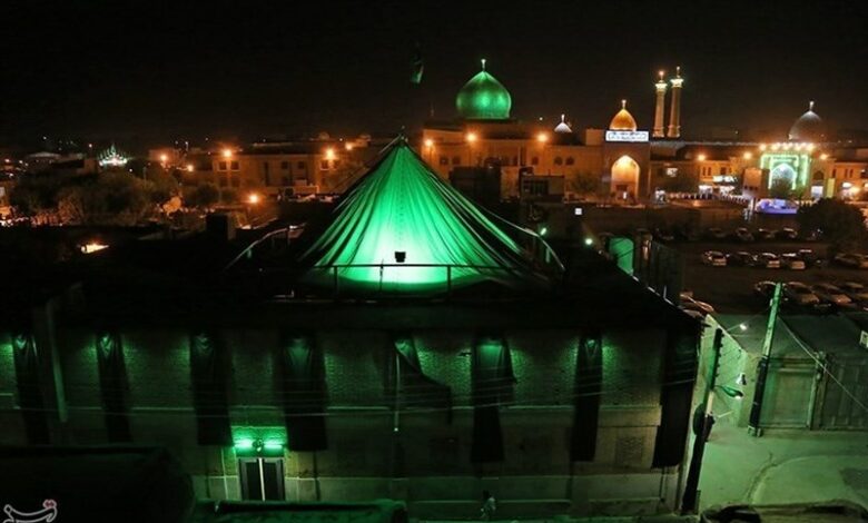 شام غریبان در قدیمی‌ترین تکیه تهران + فیلم