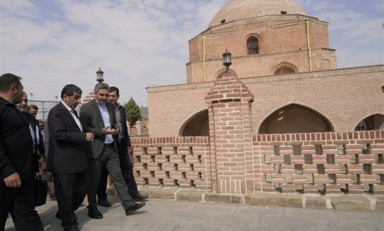 فاز نخست مرمت مسجد جامع ارومیه ‌رونمایی شد