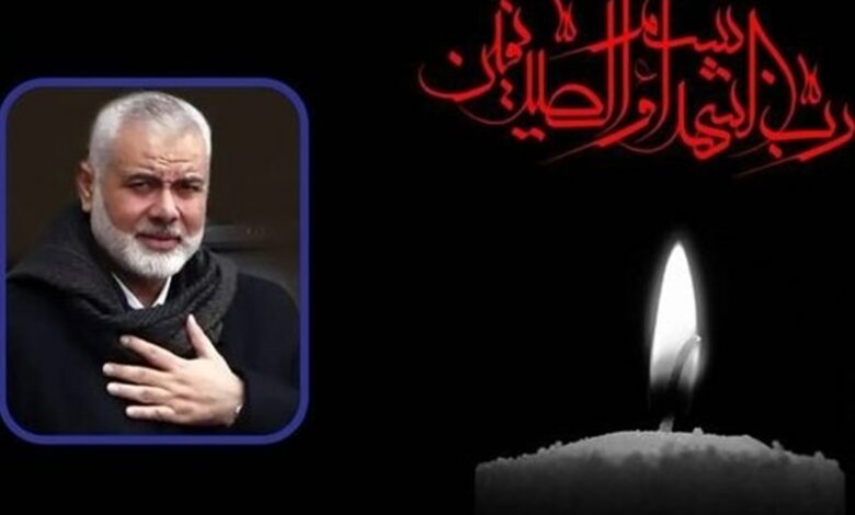 _مراسم_ _دعای_ _کمیل_ _در_ _حرم_ _شاهچراغ_ (_ع_) _در_ _پی_ _شهادت_ _اسماعیل_ _هنیه_