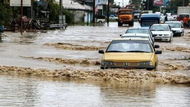 احتمال جاری شدن رواناب در مازندران