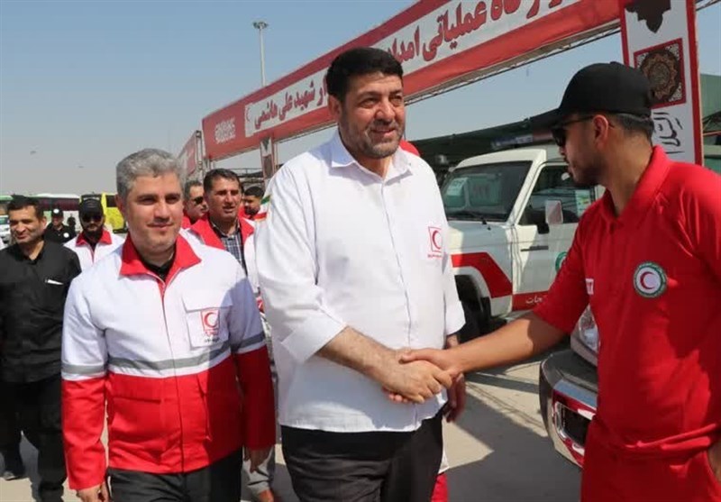 بازدید رئیس هلال احمر از مرکز درمانی «شیب» در عراق