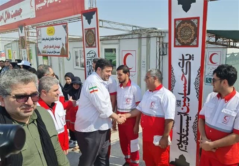 بازدید رئیس هلال احمر از مرکز درمانی «شیب» در عراق