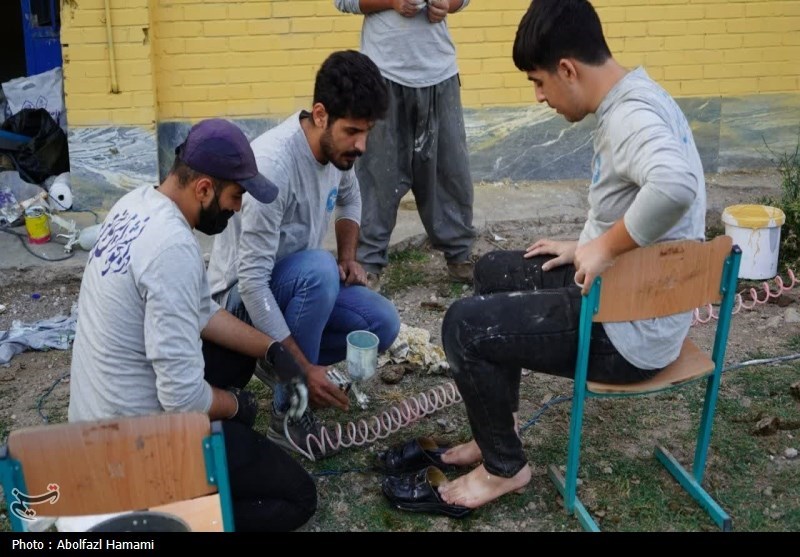 بسیج دانشجویی پای کار اردوی جهادی «در امتداد خدمت»