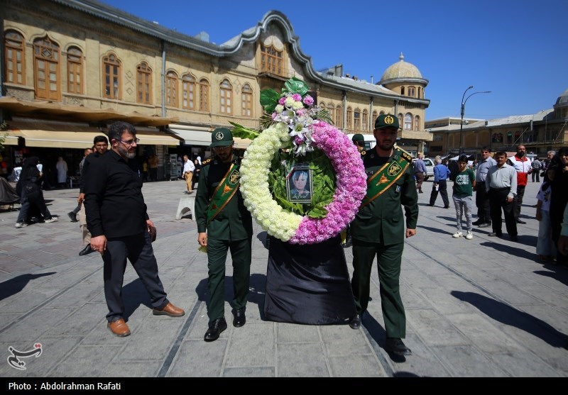 تشییع جانباز شهید محمود هاشمی نادر در همدان+تصویر