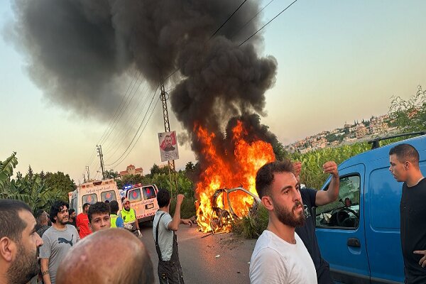 شهادت یک نفر در حمله پهپادی صهیونیست‌ها به خودرویی در «راس العین»