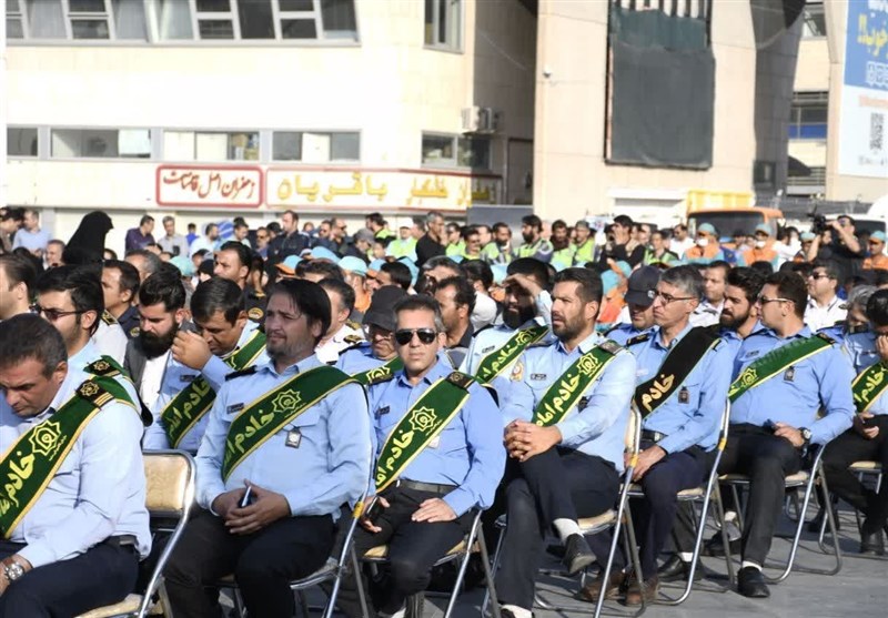 مراسم اذن خدمت در مشهد برگزار شد+عکس