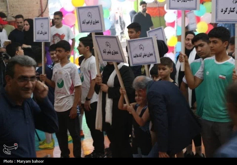 مشعل المپیاد ورزش روستایی ری با 15 رشته ورزشی روشن شد
