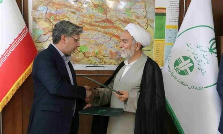 امضای تفاهمنامه نماز در محیط زیست خراسان رضوی