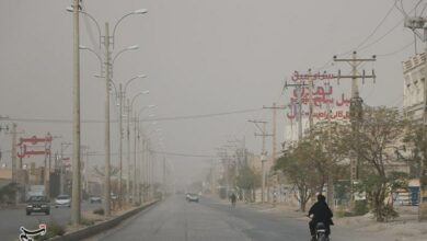 بر سرعت وزش باد در استان کرمان افزوده می‌شود