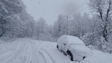 انسداد راه‌های روستایی کوهستانی مازندران