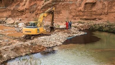 برخورد دادستانی با متصرفین حریم رودخانه مشی گلوگاه