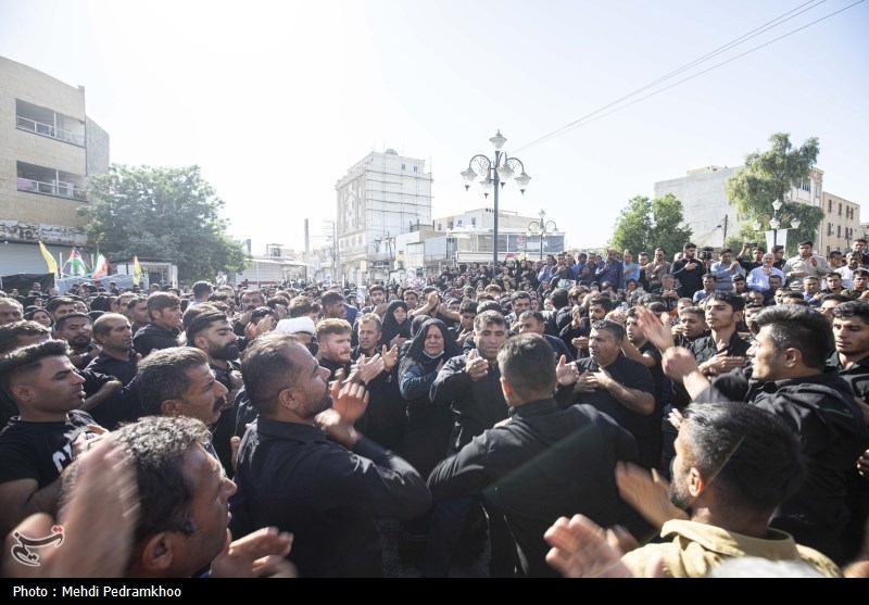 تصاویر تسنیم از تشییع شهدای پدافند ارتش در خوزستان