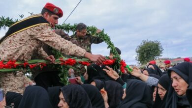 شهید رضا مرادی در خانه ابدی خود آرام گرفت+عکس و فیلم